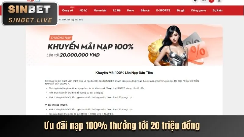 Thưởng nạp đầu TA28 App
